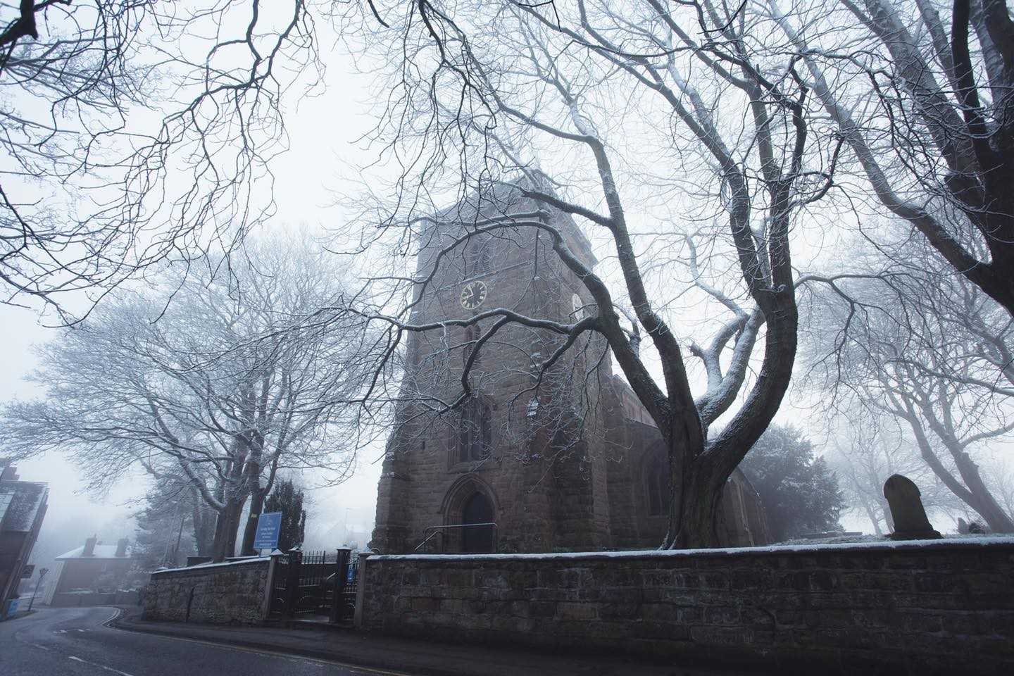 St James in winter